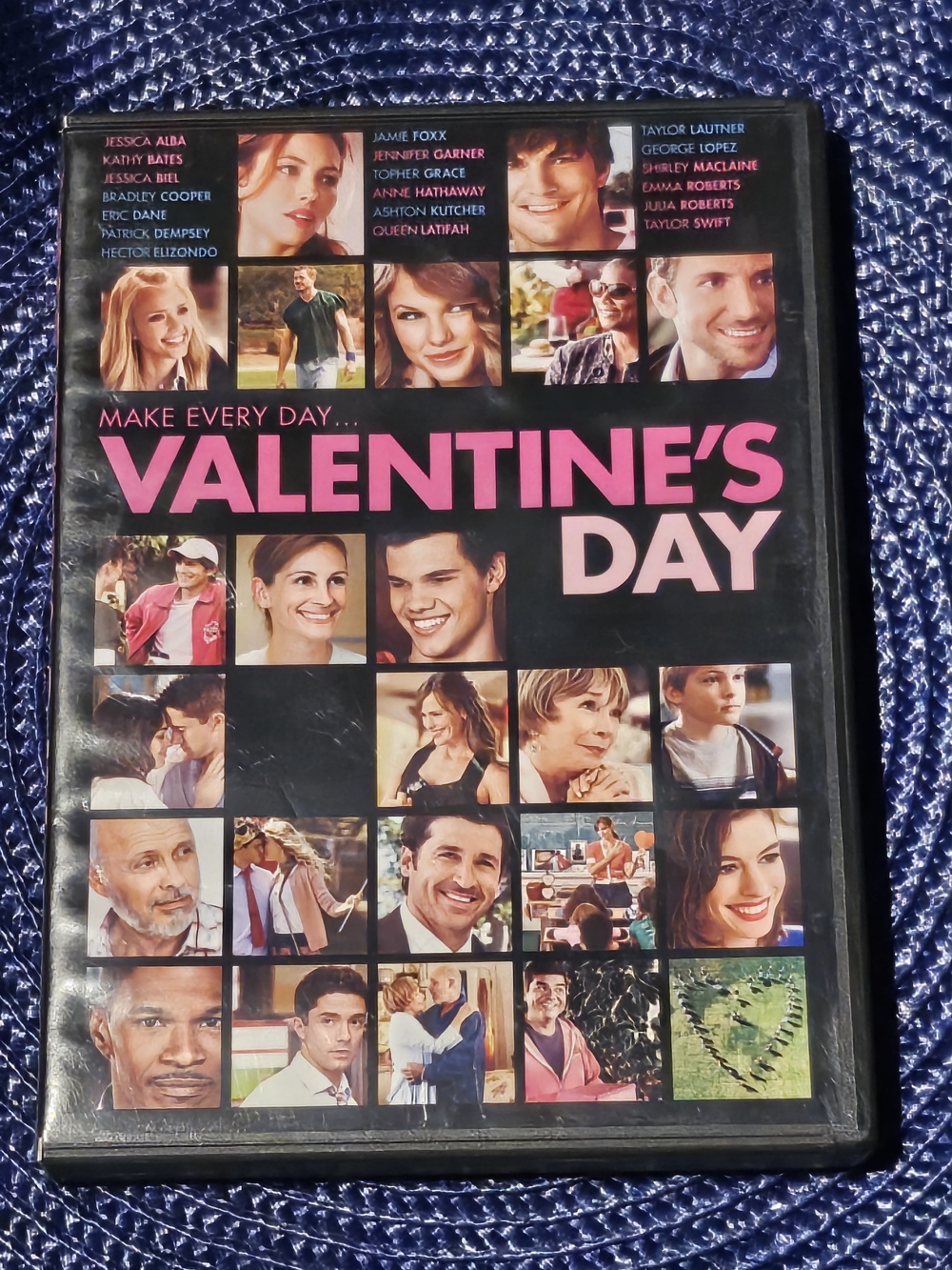 Valentine's Day DVD - Pink & Black Cover